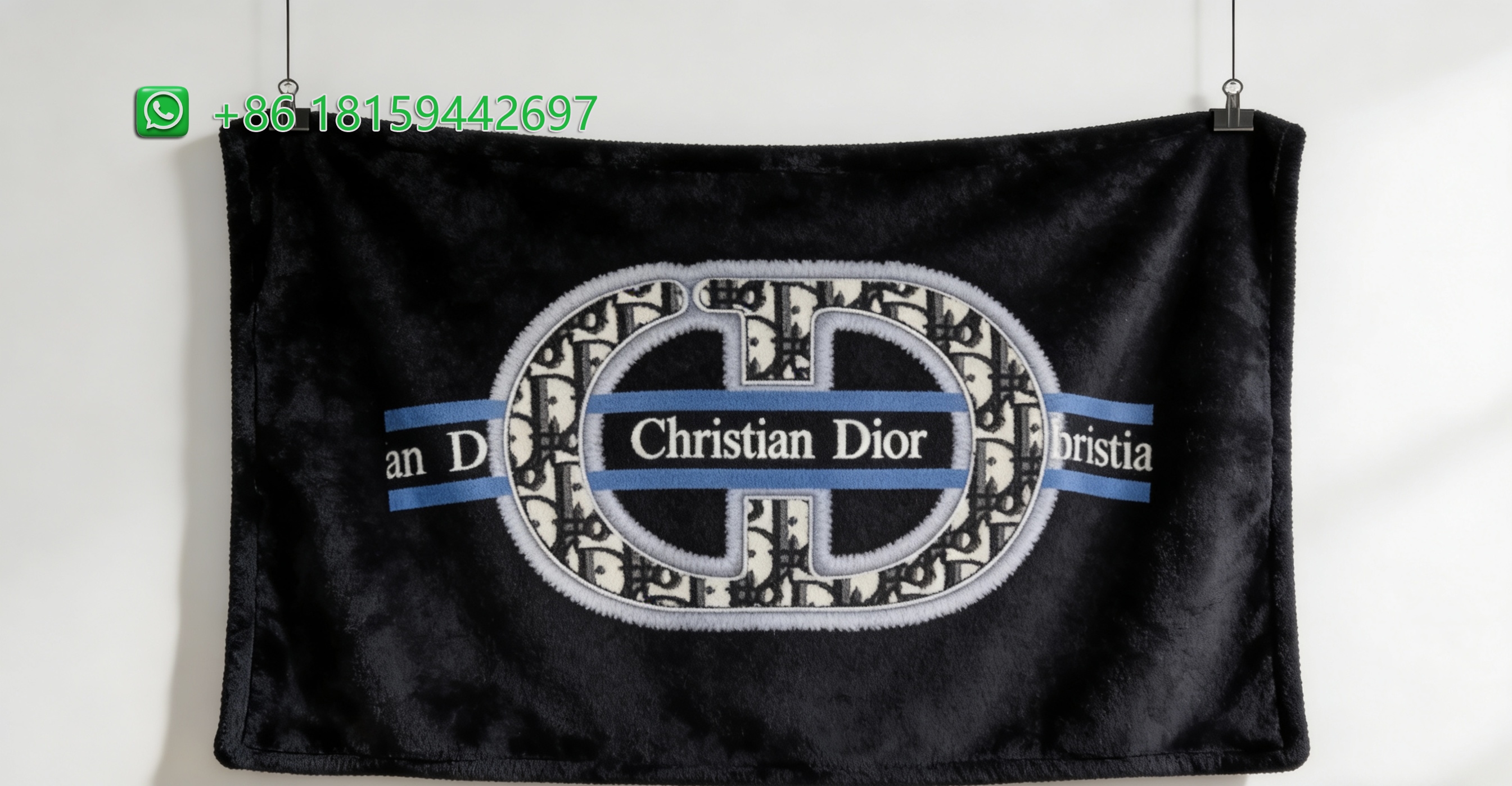 Dior Throw Blankets